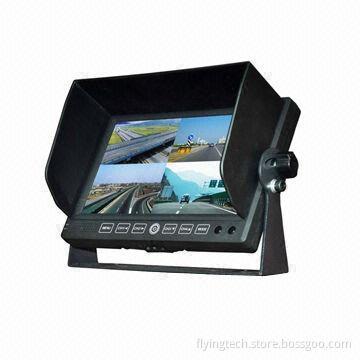Car Parking Assist System with 7-inch TFT Monitor 4Ch AV Input and 4CH Video Recorder Function